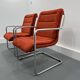 Set of two Mauser tubular lounge chairs, 1970s