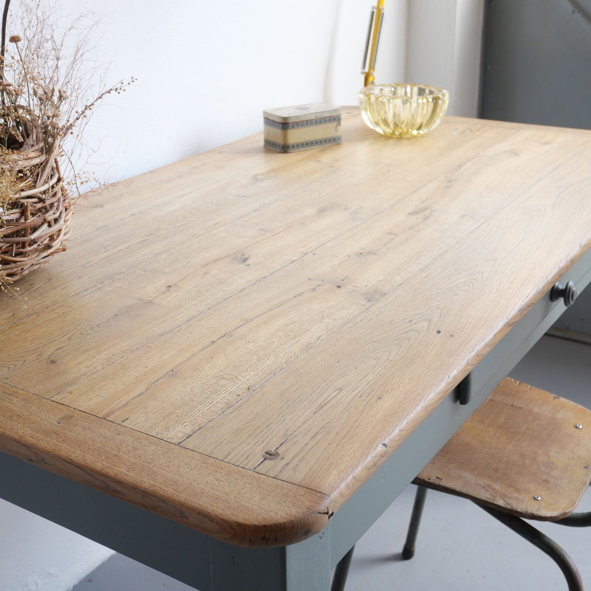 Renovated old oak table