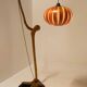 1960s Mid-Century Modern Sculptural Wooden and Veneer Floor Lamp