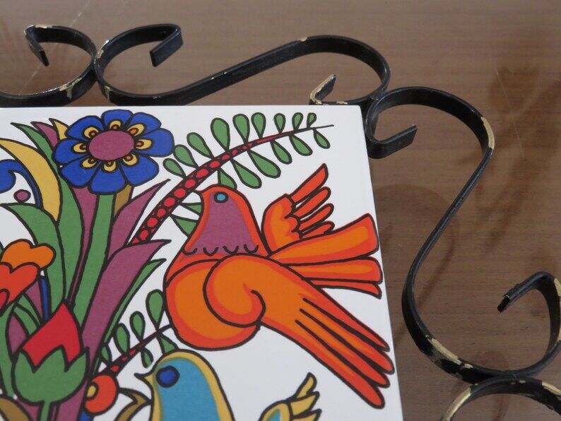 Underside " acapulco " villeroy & boch 70s