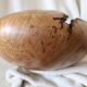 Mike Mahoney, Vase Sculpture in Maple Burl, 28cm, Excellent Condition