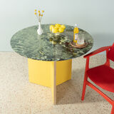 Marble dining table, ø 105 cm