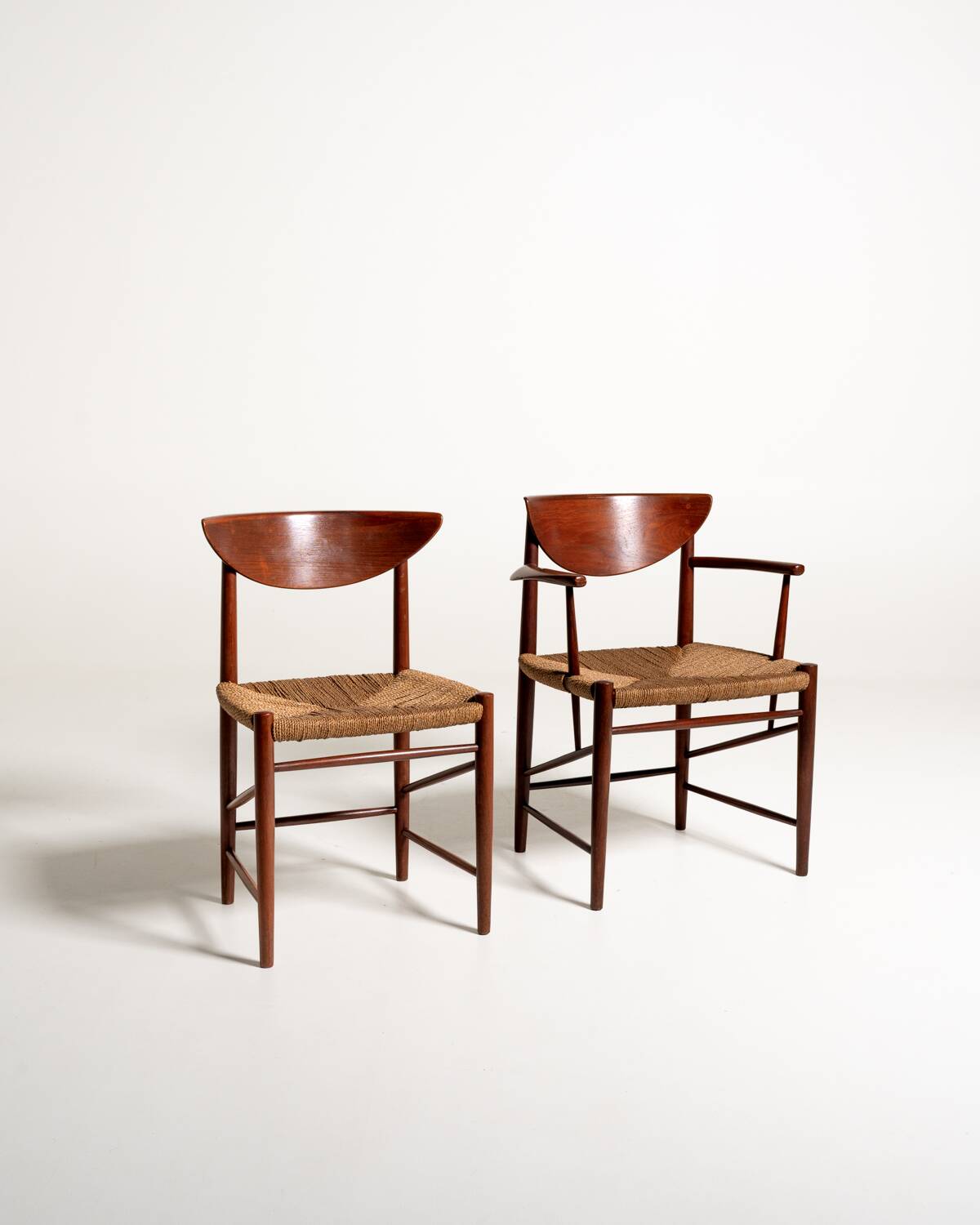 Ensemble de huit chaises 316/317 par Hvidt & Mølgaard-Nielsen pour Søborg, 1955-56