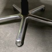 LOOP office chair – Pierluigi Molinari, 1992 – dark green leather