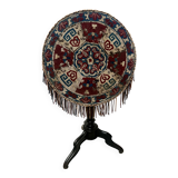 Napoleon III tilting side table in blackened wood, 19th century