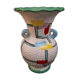 Italian ceramic vase Deruta signed and numbered