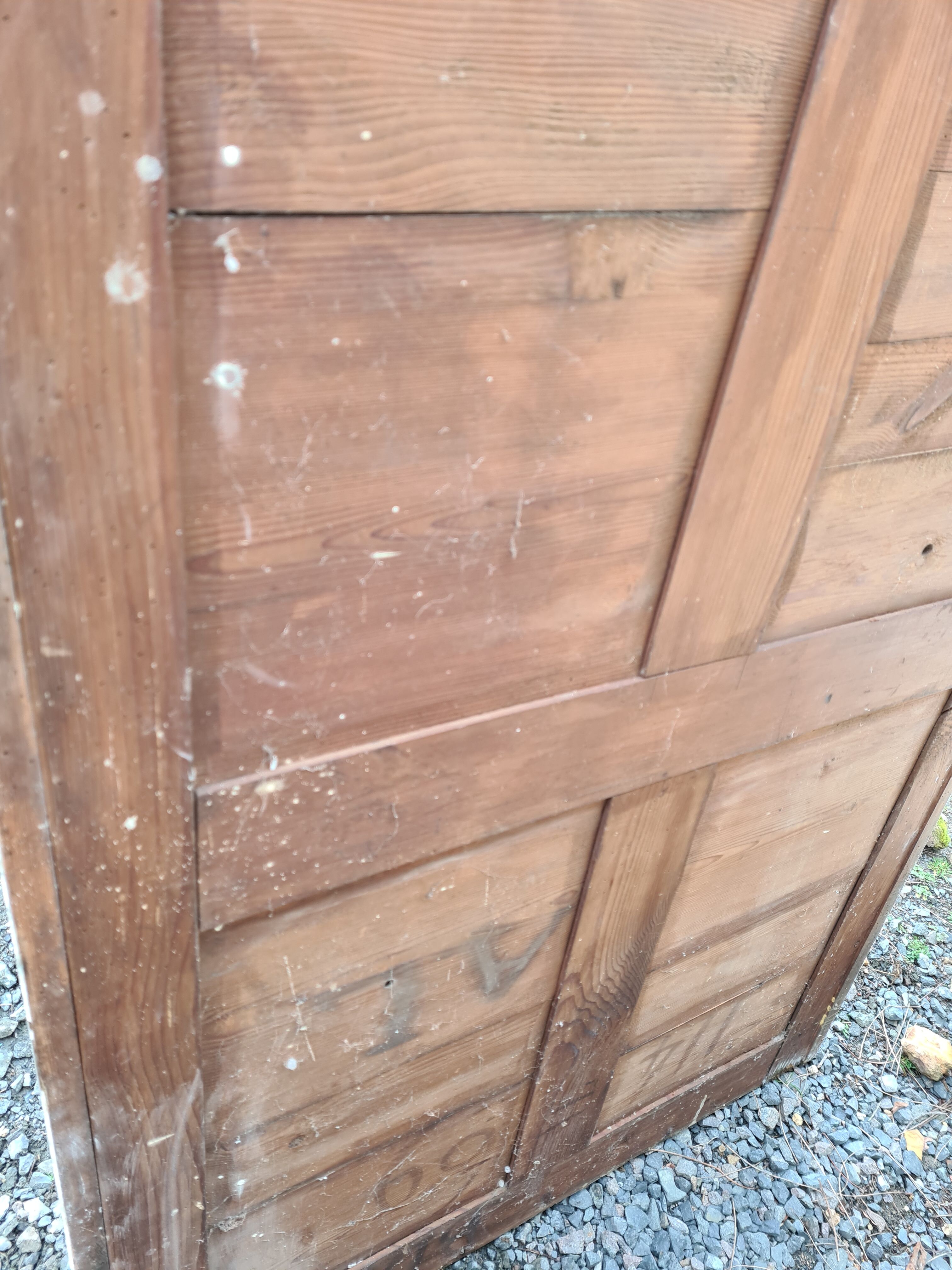 Old large-format mirror 88x133cm