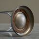 Bauhaus-style umbrella stand in chrome brass, 1960s