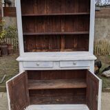 Old buffet two glass bodies