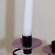 Vintage Metal Coasted  Candleholder