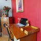 Restored vintage desk + matching chair 89 x 50 x 76 cm