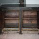 Chinese buffet from Mongolia, 2 doors, converted antique chest.
