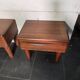 Pair of Scandinavian teak bedside tables from the 1960s.