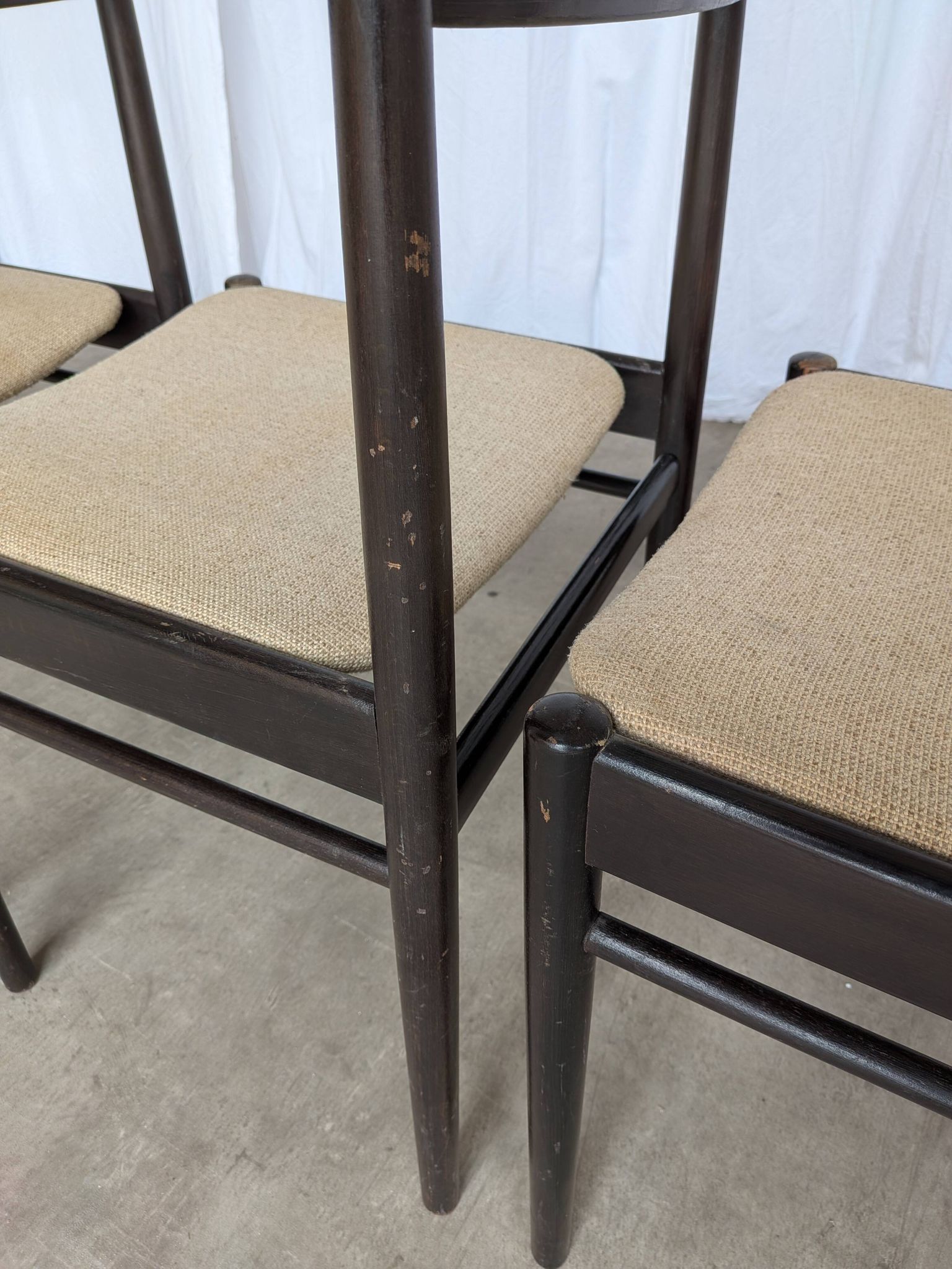 Set of 4 Stol Kamnik Dining Chair: Vintage Scandinavian Beech Wood, Yugosla