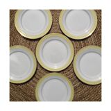 Set 6 flat Plates Saint Amand