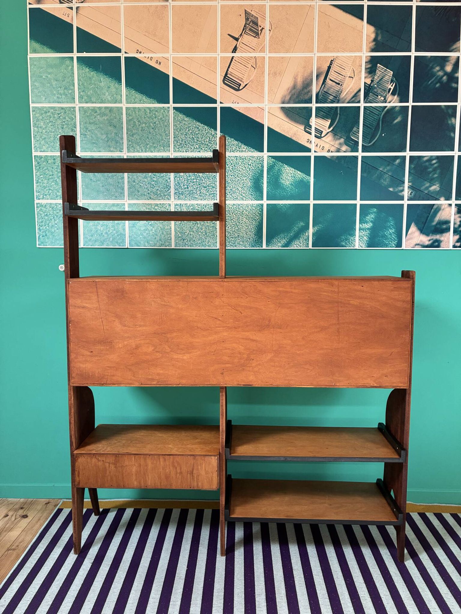 Bibliothèque Vintage Scandinave