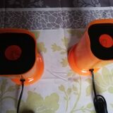 Duo of bedside lamps