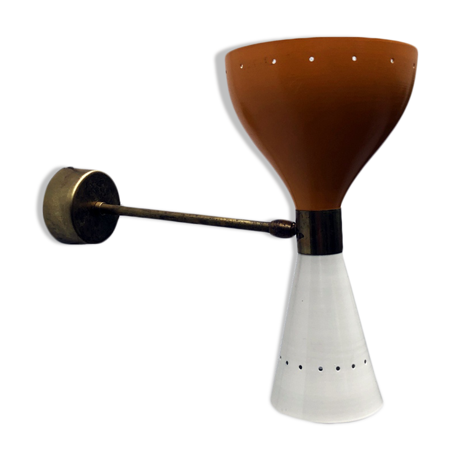 Wall light double blind diabolo