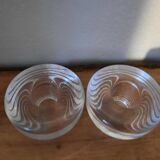 Pair of Scandinavian candle holders