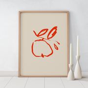 Botanical illustration giclee print, 50x70