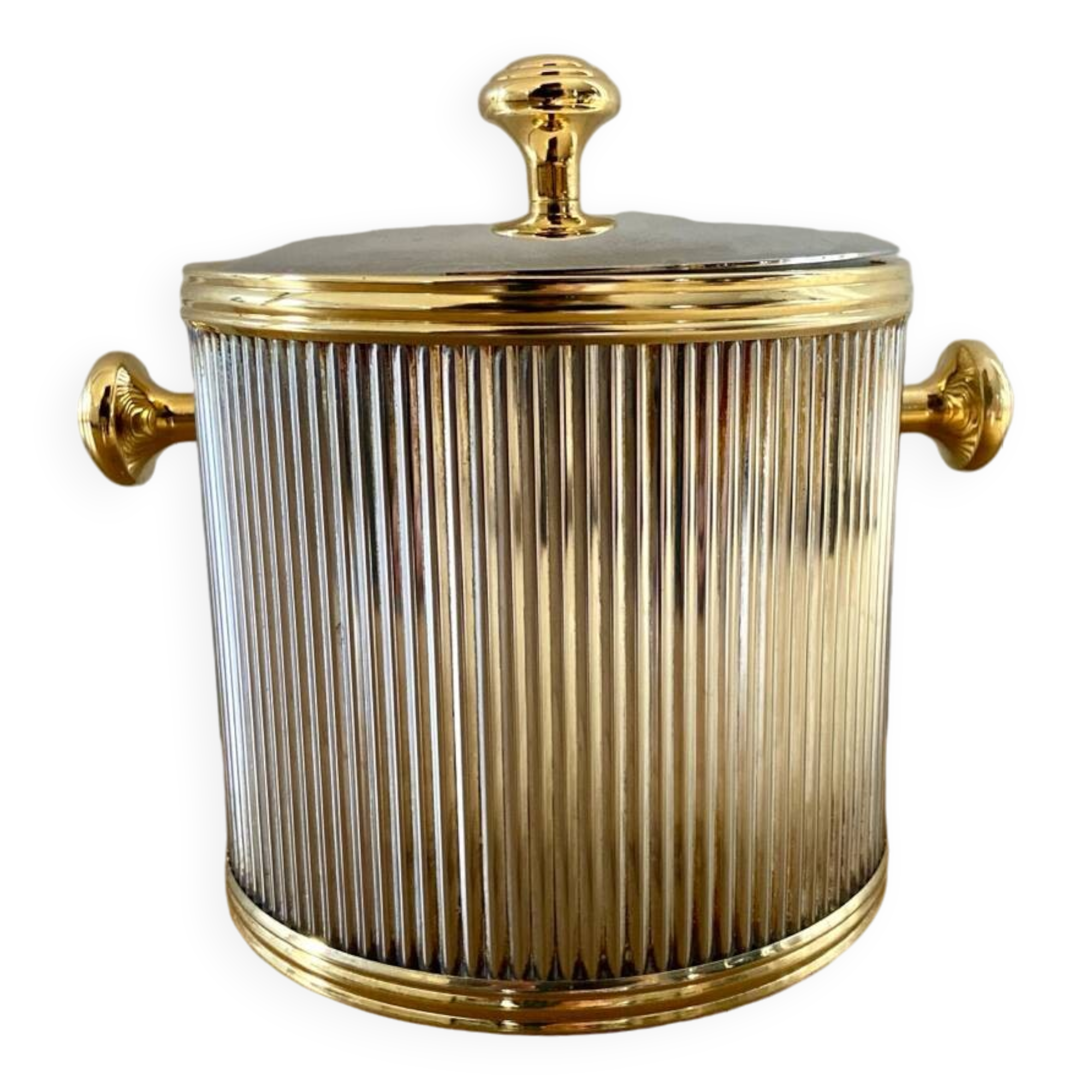 "Hollywood Regency" Ice Bucket - circa 1970.