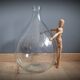 Demijohn 10L transparent round