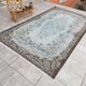 Oushak Wool Area Vintage Rug sku v992