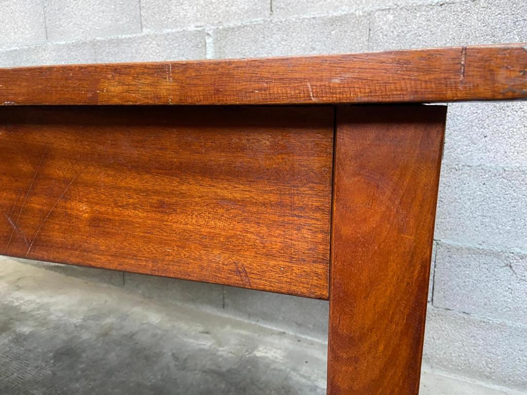 Mahogany farmhouse table 1950