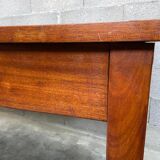 Mahogany farmhouse table 1950