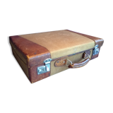 Leather suitcase