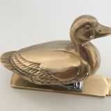 Vintage gold brass paper cutter