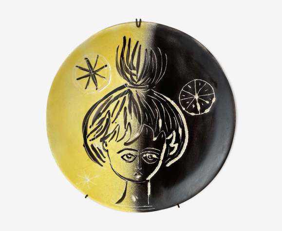 Assiette décorative Vallauris