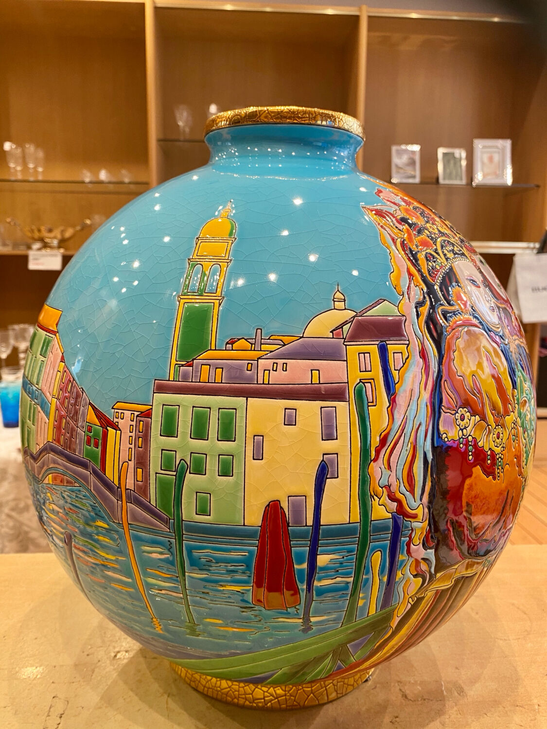 Vase Émaux de Longwy