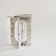 Table d'appoint en marbre Calacatta "BOND"
