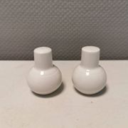 Bing and Grondahl (B&G) Salt and Pepper set No 531/541 model Casablanca estimated 1950s Denmark.