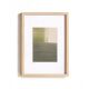 Peinture abstraite sur papier B284 signéE Eawy