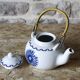 Tea service with blue Ming decor Paris Porcelain