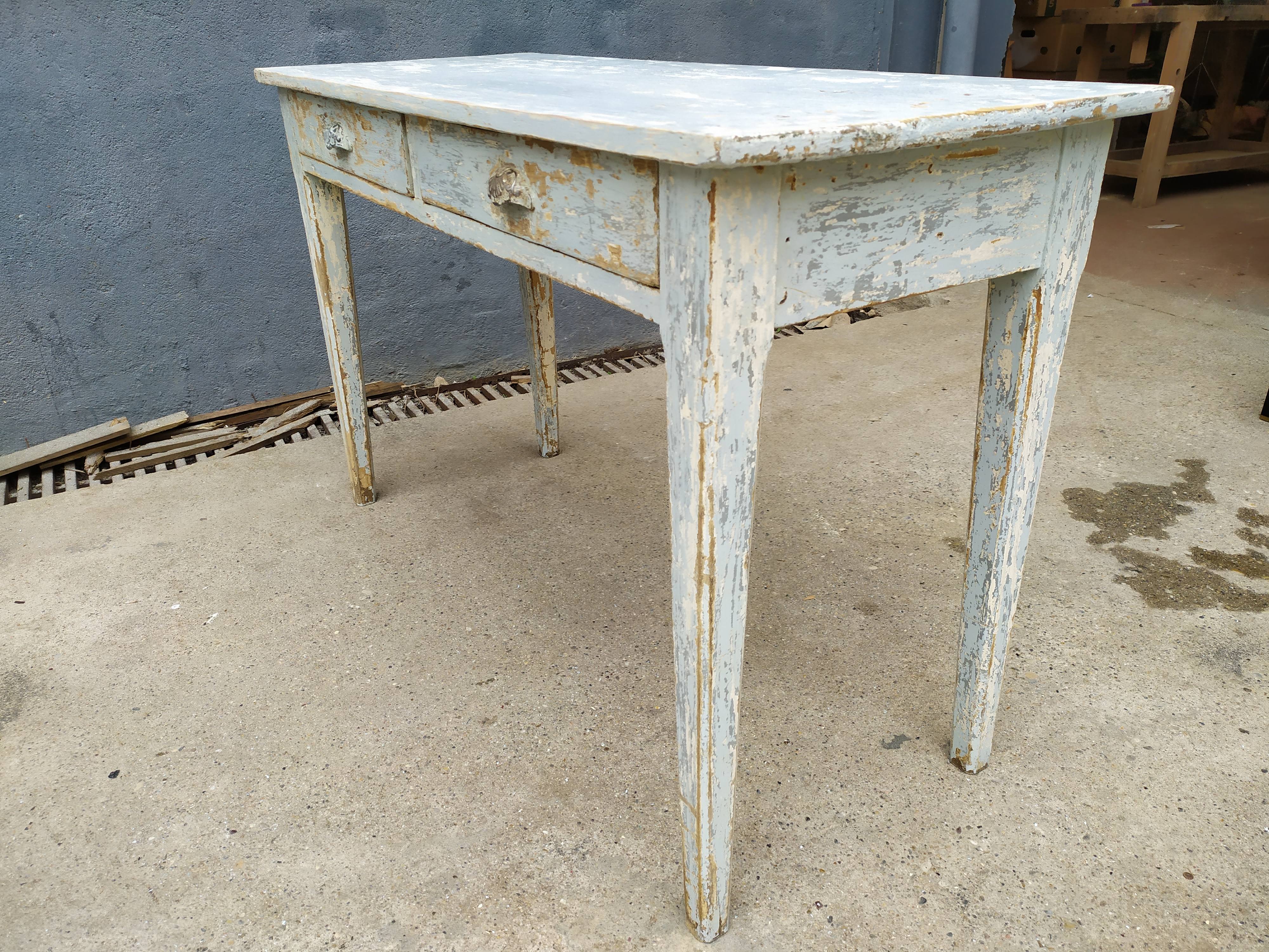 Rustic skated console table