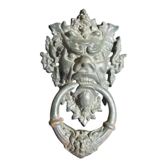 Cast iron devil's head knocker