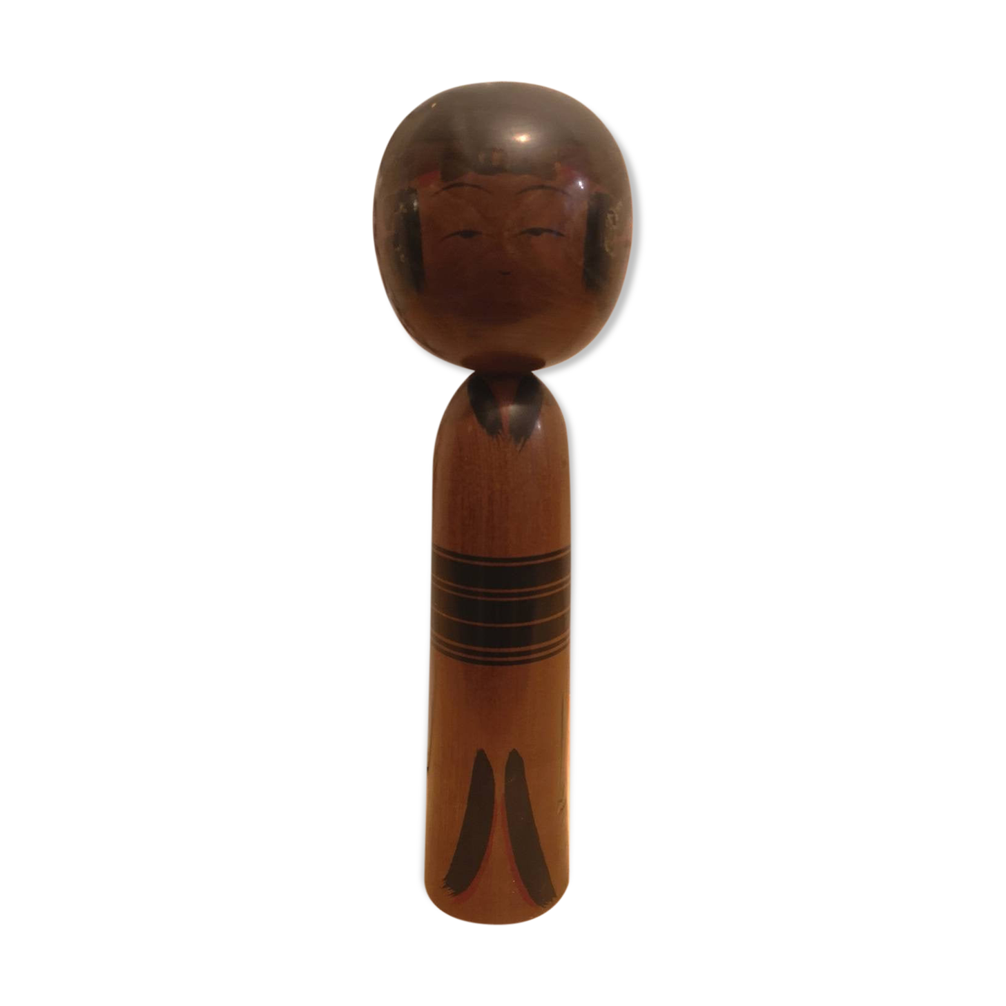 1950s Kokeshi japanese wooden hand painted doll