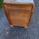 art deco bedside oak and marble