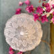 Art Deco lamp with floral patterns