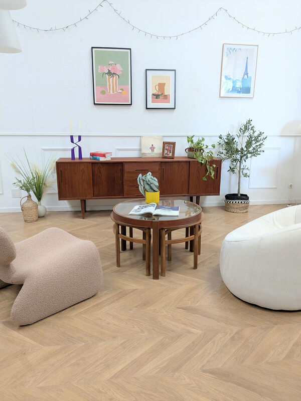 Table basse ronde Trinity par Nathan