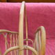 Vintage magazine door in rattan bamboo style