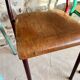 Set of 4 mismatched old school style chairs