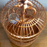 Vintage Vietnam Bamboo Bird Cage