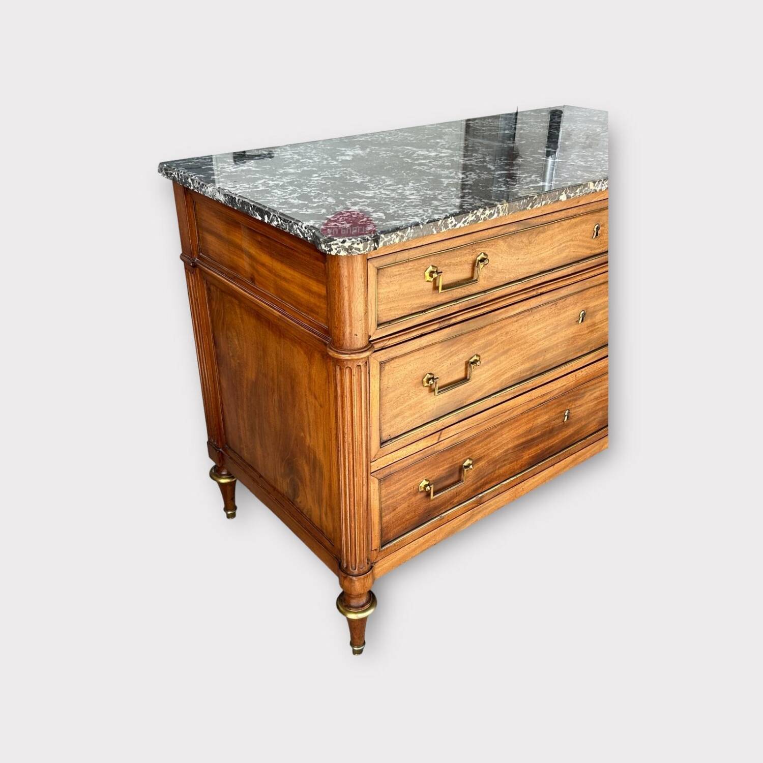 Louis XVI Period Blond Mahogany Chest of Drawers - 18th Century