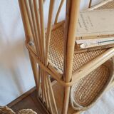 Shelves wicker vintage 100x82cm