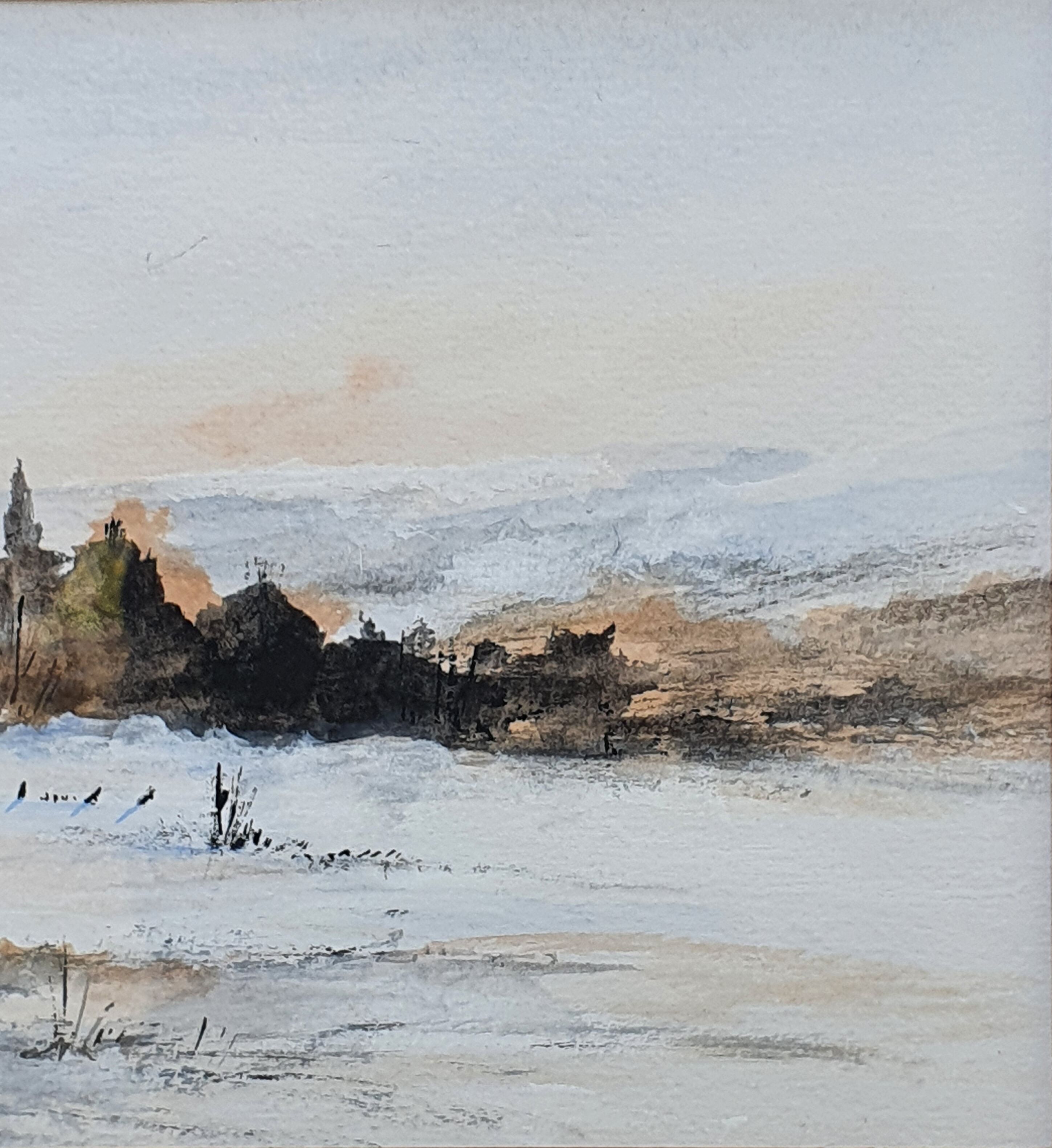 Beautiful watercolor signed a . vautier no. 2