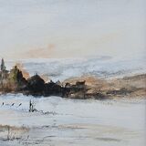 Belle aquarelle signée a . vautier   no 2